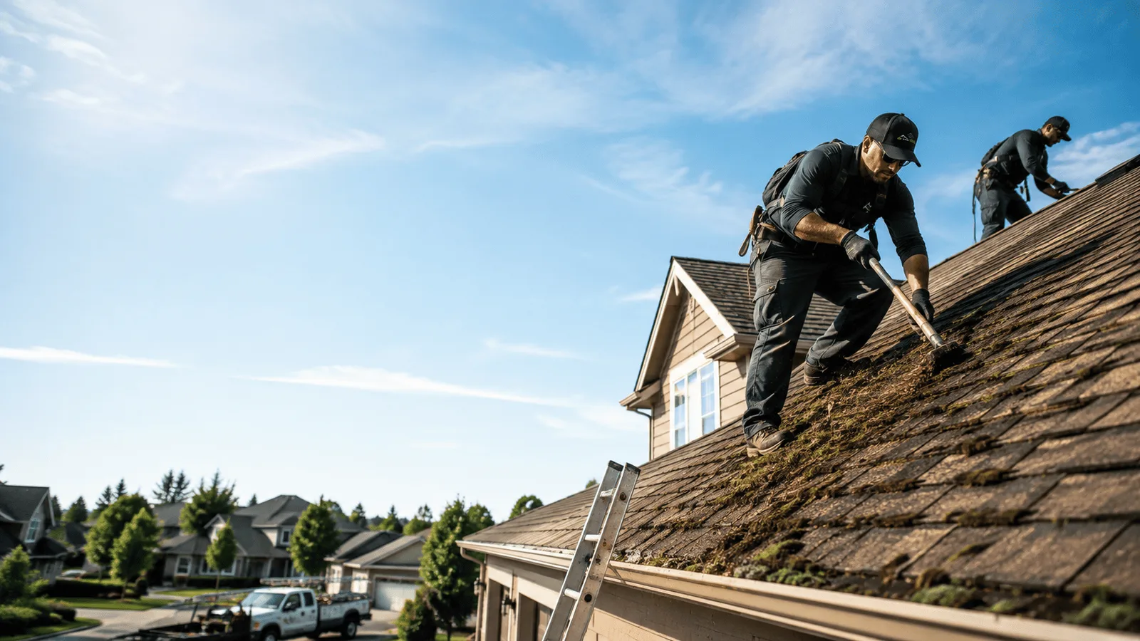Roof Moss Removal in Shadyside, OH near me
